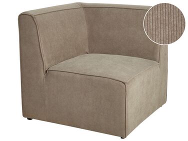 Hoekmodule LEMVIG Corduroy Taupe