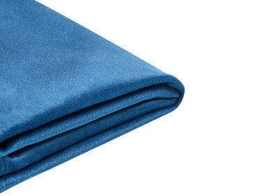 Revêtement de cadre de lit Velours FITOU 140 x 200 cm Bleu foncé