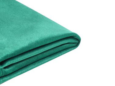 Revêtement de cadre de lit Velours FITOU 140 x 200 cm Vert foncé