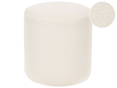Pouf MOAB Bouclé Blanc