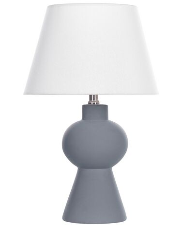 Lampe à poser FABILOS Céramique Gris