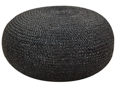 Pouffe TIFELT Jute Black