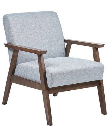 Fauteuil ASNES Stof Lichtgrijs