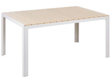 Outdoor Dining Table for 6 COMO 150 cm 90 cm Beige