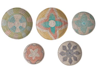 Lot de décorations suspendues SONLA Herbier marin 45/35/30 cm Multicolore