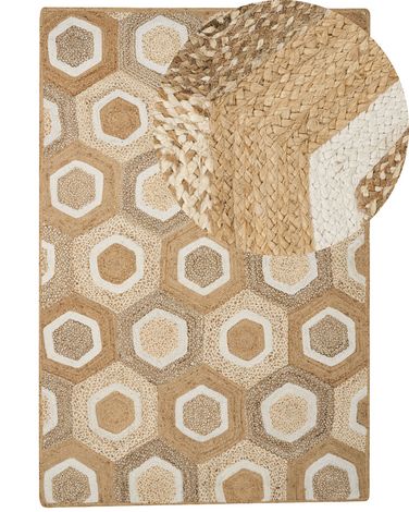 Rug BASOREN Beige 200 x 300 cm Jute