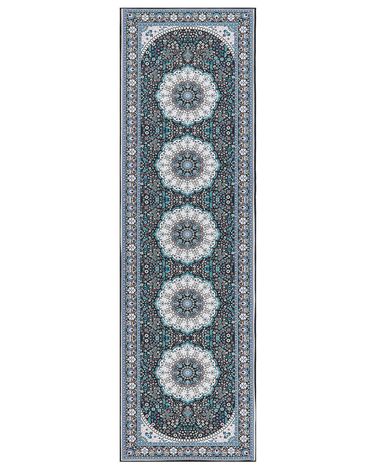 Rug GEDIZ Blue 60 x 200 cm