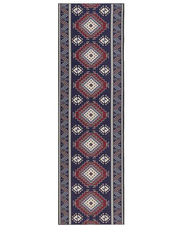 Rug KANGAL Dark Blue 60 x 200 cm