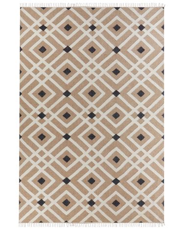 Rug ESENCIK Beige 200 x 300 cm Jute