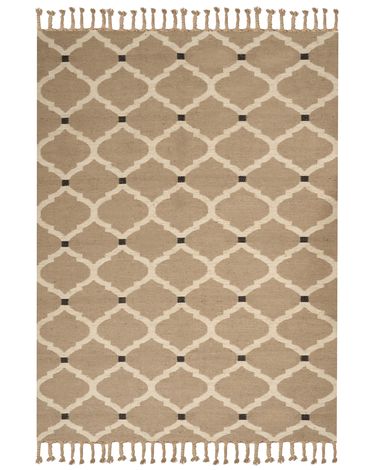 Rug ORENCIK Beige 200 x 300 cm Jute