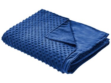 Housse de couverture lestée 1000 CALLISTO 135 x 200 cm Bleu marine