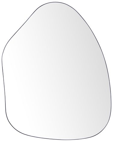 Miroir PUTEAUX 70 cm 92 cm Métal Noir