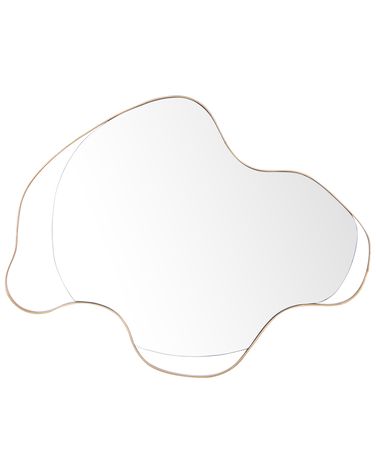 Miroir MELUN 77 cm 59 cm Métal Doré