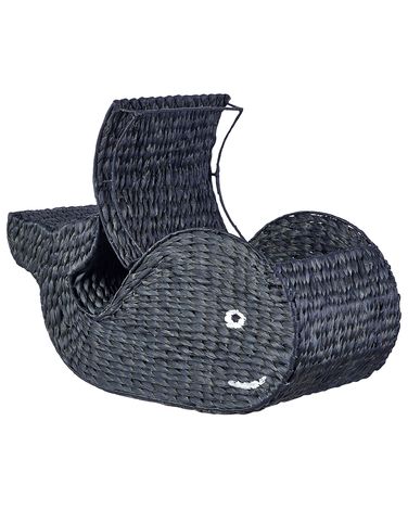 Kindermand Walvis ORANIA Wicker Zwart