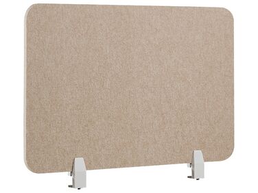 Cloison amovible de bureau SPLIT 80 x 50 cm Beige