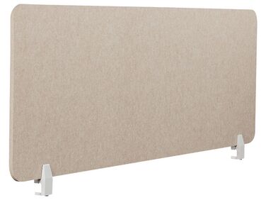 Cloison amovible de bureau SPLIT 160 x 50 cm Beige