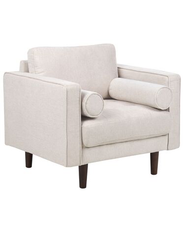 Fauteuil NURMO Stof Lichtbeige