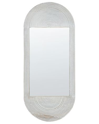 Miroir BRIANT 56 cm 130 cm Bois de manguier Blanc