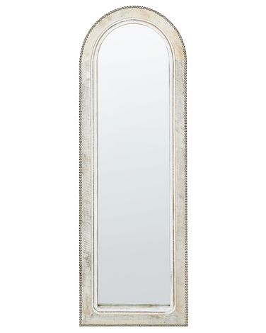Miroir SARRY 31 cm 91 cm Bois de manguier Blanc