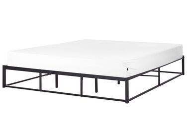 Bed Metal VIRY 180 x 200 cm (EU Super King) Black