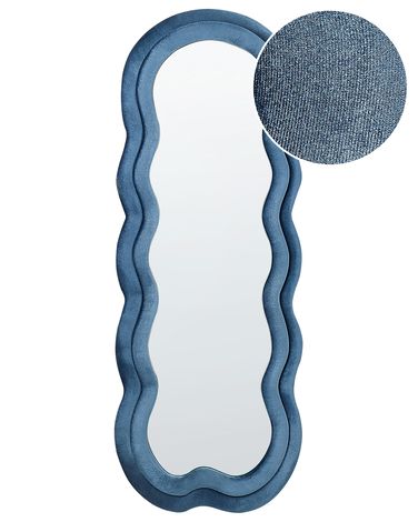 Miroir LACS 57 cm 160 cm Velours Bleu