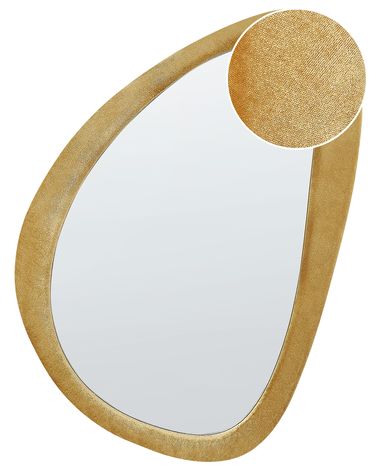 Miroir VENAS 61 cm 91 cm Velours Moutarde