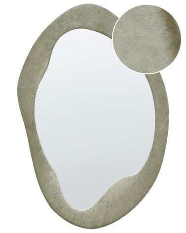 Miroir LENAX 59 cm 90 cm Velours Vert olive