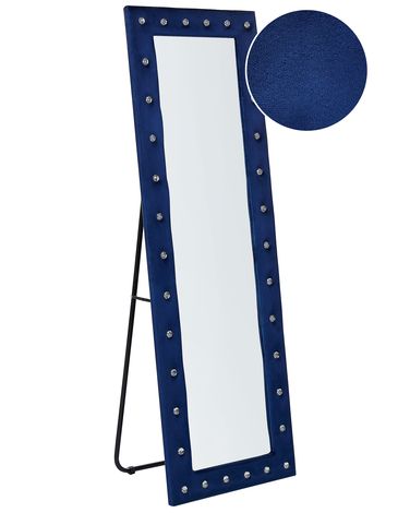 Miroir sur pied ANSOUIS 150 cm Velours Bleu marine