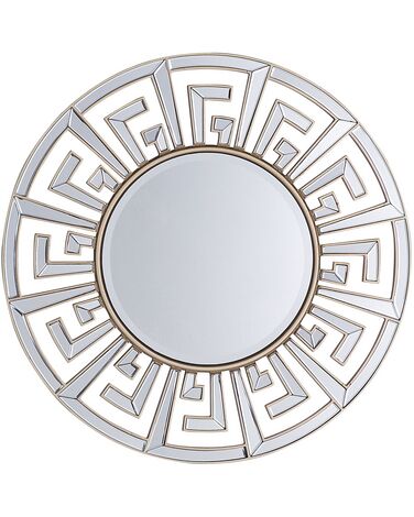 Miroir FLERS 70 cm 70 cm Métal Doré