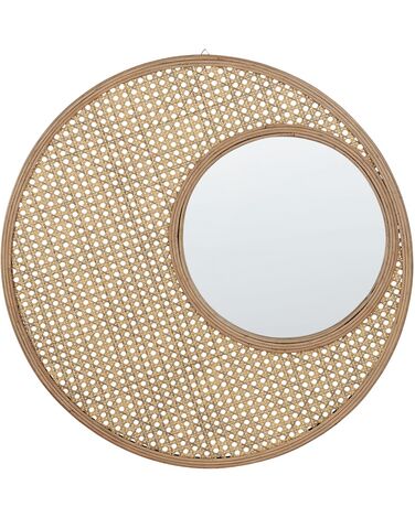 Miroir PALAU 60 cm 60 cm Rotin Naturel
