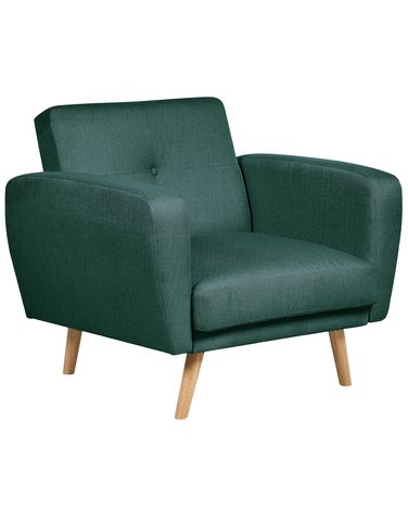 Fauteuil FLORLI Stof Donkergroen
