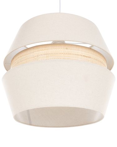 Pendant Lamp ATOYAC Faux Linen Beige