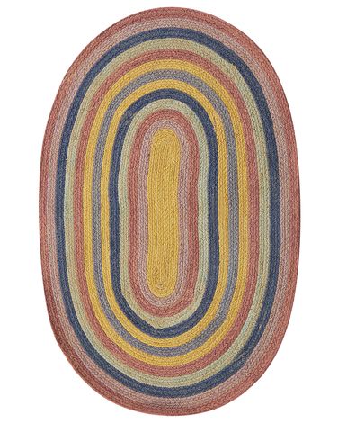 Kids Rug PEREWI Multicolour 70 x 100 cm Jute
