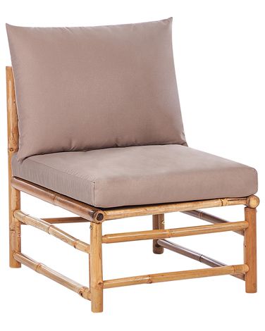 Section de jardin 1 place CERRETO Bambou Taupe
