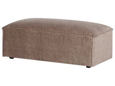 Ottoman HELLNAR Tissu Marron clair