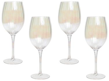 Lot de 4 verres à vin MORGANITE 530 ml Transparent
