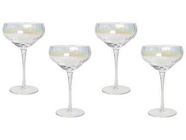 Lot de 4 coupes à champagne MORGANITE 300 ml Transparent