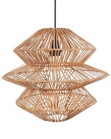 Lampe suspension ANDUKI Rotin Naturel