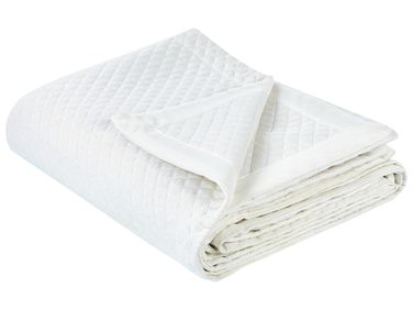 Couvre-lits NAPE 200 x 220 cm Blanc cassé