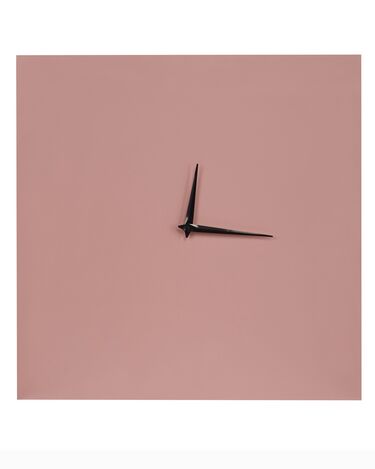 Horloge murale TOMAR 40 cm Métal Rose