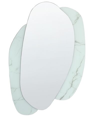 Miroir PANNES 80 cm 117 cm Bleu clair