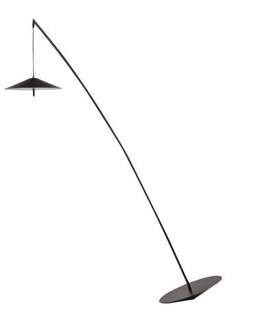 Lampadaire LED COMALIE Métal Noir