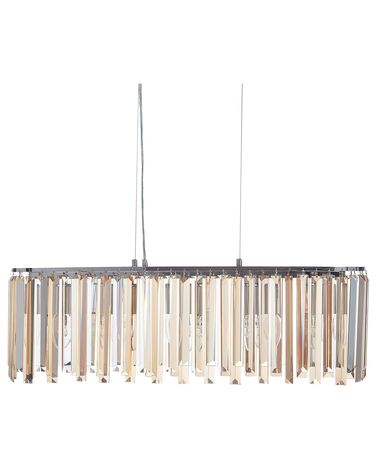 Kroonluchter MANDEO Glas Zilver