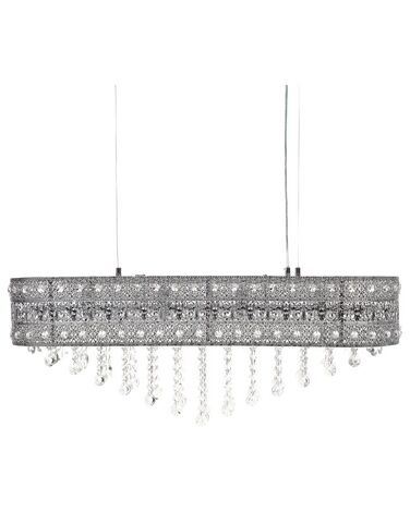Lustre BELELLE Cristal Argenté