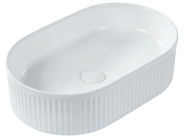 Vasque à poser GELDO 49 x 31 cm Céramique Blanc