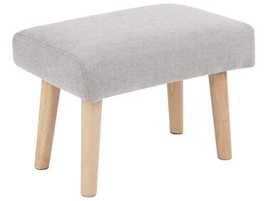 Hocker TAKOMA II Stof Lichtgrijs