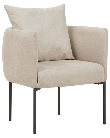 Armchair MALMOS Fabric Light Beige