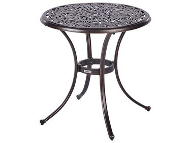 Bistro Table ANDALO 68 cm 68 cm Metal Brown