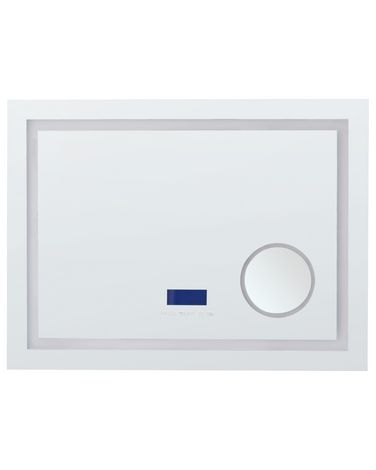 LED Bathroom Mirror THAIX 80 cm 60 cm Silver
