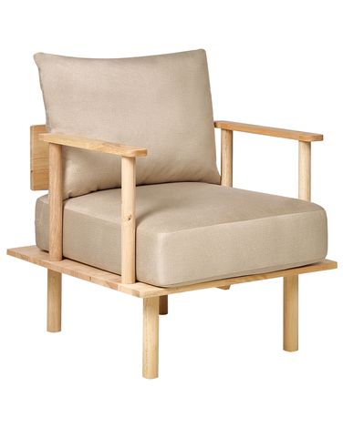 Fauteuil ASKER Stof Zandbeige